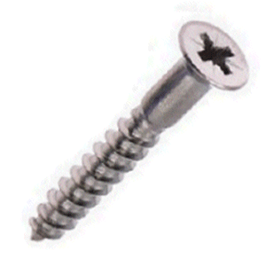 Wood Screws Countersunk Pozi A2 304 Stainless.