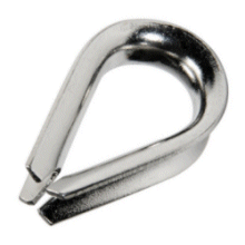 8mm Rope Thimble 304 Stainless Steel.